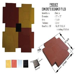 Chatura Concrete Designer Tiles