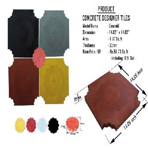 Emerald Concrete Designer Tiles