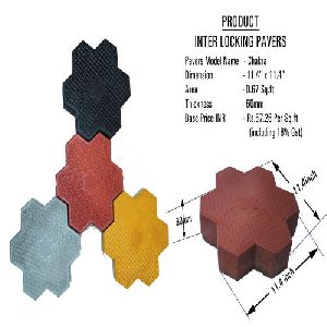 Chakra Interlocking Paver Blocks