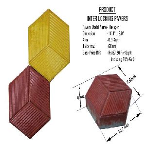 Hexagon Interlocking Paver Blocks