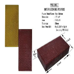 Rock Button Interlocking Paver Blocks