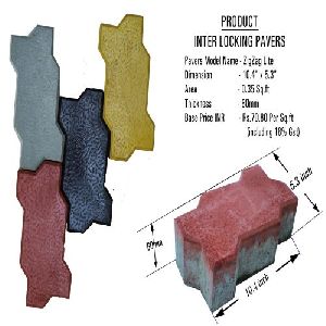 Zigzag Lite Interlocking Paver Blocks