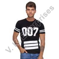 Mens Printed Round Neck T-Shirts