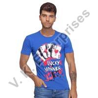 Mens Printed Round Neck T-Shirts