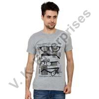 Mens Printed Round Neck T-Shirts