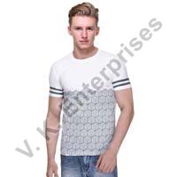 Mens Printed Round Neck T-Shirts