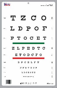Traditional Snellen Optotype Eye Chart