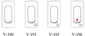 10 Amp. & 20 Amp. Cerry 1 Module Switch