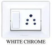 Atlas White Chrome Modular Plate