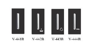 Black 10 & 20 Amp Capsule 1 Module Switch