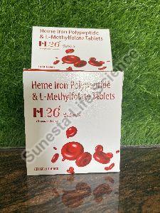Heme iron polypeptide &L-Methylfolate H 26 Tablets