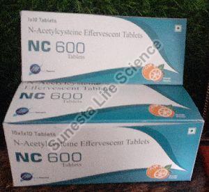 N-Acetylcysteine 600 mg Effervescent tab NC 600 Tablets