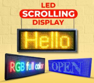 led moving sign