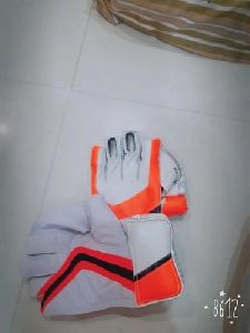 PVC Leather Wicket Keeping Gloves