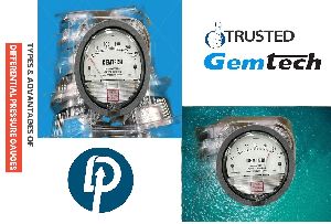 Differential Pressure Gauge GEMTECH Dpengineers Range 0-60 Pascal