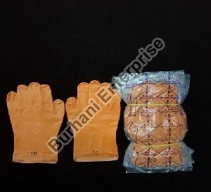 10 Inch Yellow Rubber Hand Gloves