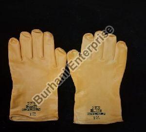 12 Inch Yellow Rubber Hand Gloves