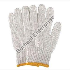 80gm Blue Cotton Knitted Hand Gloves