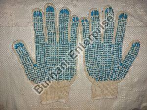 Cotton Double Dotted Hand Gloves