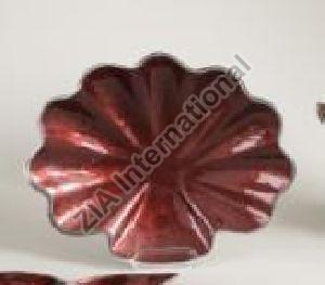 Flower shape aluminium Dish