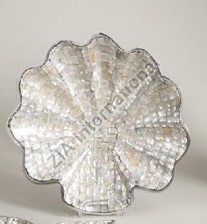 Flower shape aluminium Dish
