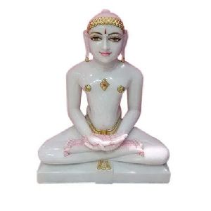 Mahaveer Jain Marble Statue