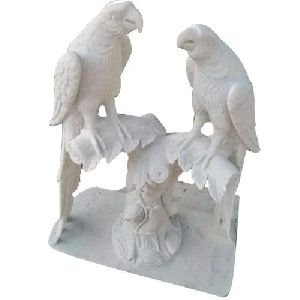 Marble Birds Statue