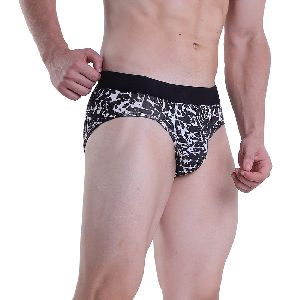 Black & White Camo Printed Underwear Brief