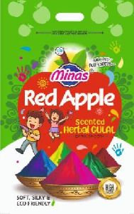 Herbal Holi gulal - Minas Red Apple 300g pack