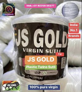 JS GOLD White Virgin Plastic Twine Sutli
