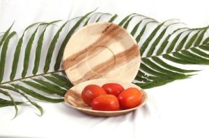 Areca Leaf Round Plate