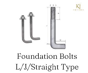 Foundation Bolts L/J/Straight type