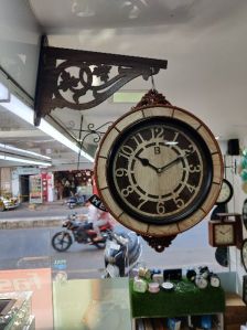 Wooden finish Railway Clock