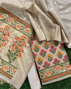 banarasi chanderi suits