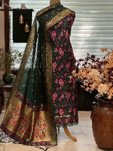 banarsi chanderi salwar suit