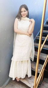 Kurti With Sharara and Dupatta