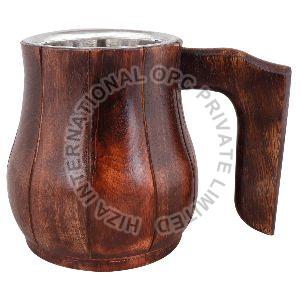 Stainless Steel Wooden Tea Mug