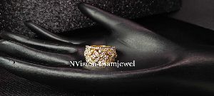 Yellow Gold LabGrown Diamond Artistic Ring