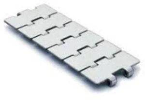 K450 Stainless Steel Single Hinge Straight Slat Chain