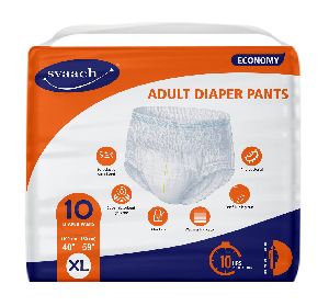 Svaach Economy Adult Diaper Pants Extra Large 10s
