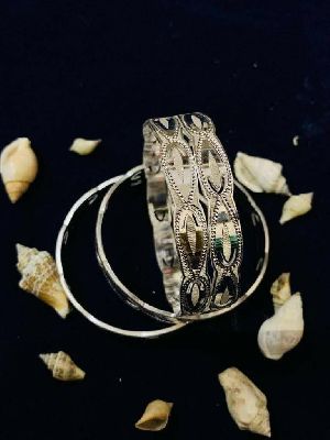 Designer Silver Bangles