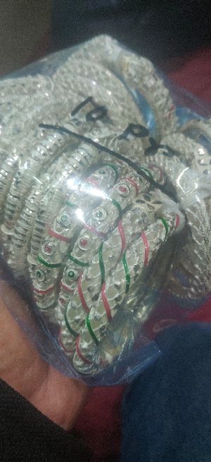 Fancy Silver Bangles