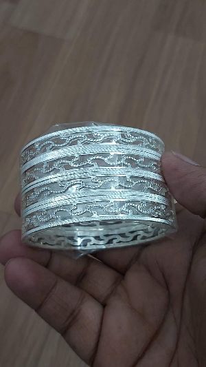 Filigree Silver Bangles