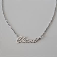 Silver Name Pendant