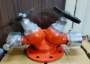 63mm double controlled hydrant valve