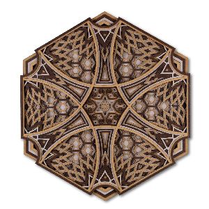 Hexagon Harmony Multi Layer Mandala
