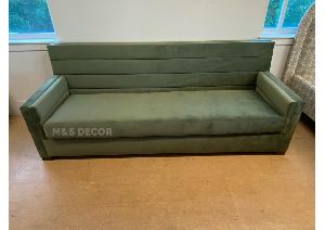 Green Straight Line Sofa