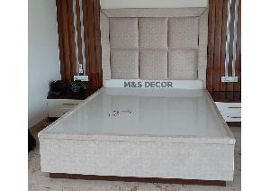 Laminated King Size Upholstery Bed