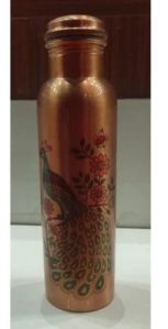 Copper Printed Water Bottle