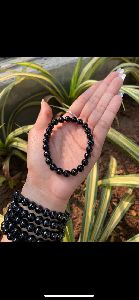 black tourmaline gemstone bracelet